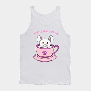 All i need is coffee and rabbits Tank Top